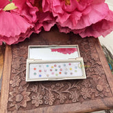 Vriksham Designer Ractangular Compact Bindi Mirror Kit-BB3573